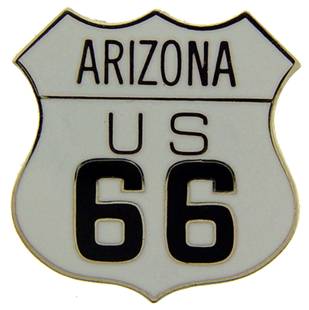 USA STATES, ARIZONA U.S. ROUTE 66 - Original Artwork, Expertly Designed PIN - 1"