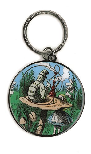 Alice And The Smoking Caterpillar, Original Licensed, Bright Bold Metal, KEYRING