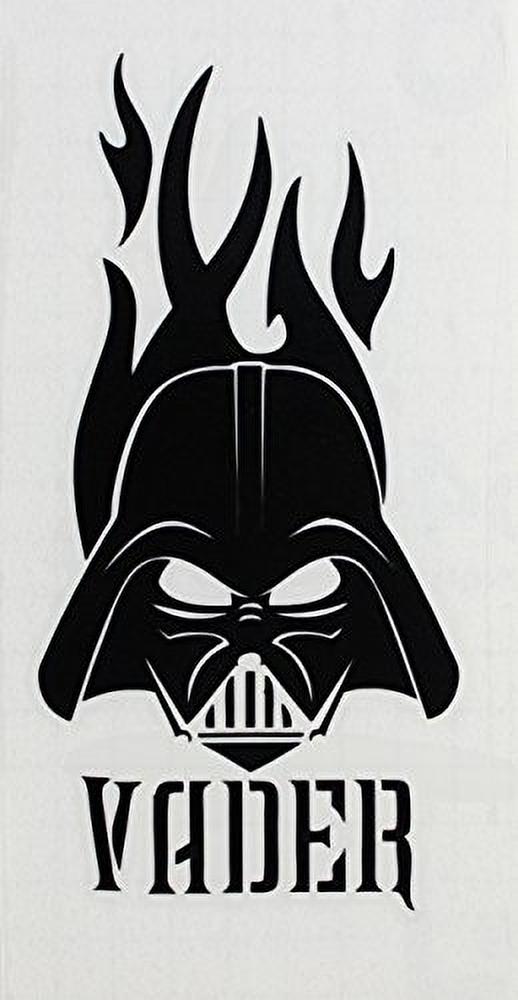C&D Visionary Star Wars Vader Hot Rub, Sticker, Black