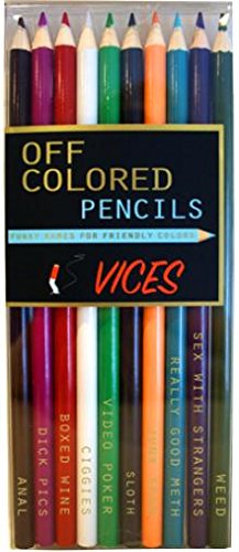 Off Colored Pencils - VICES - Funky Names For Friendly Colors