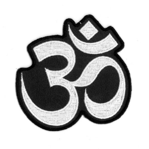 OM Embroidered Iron On PATCH - Exclusive Original Artwork by Matt Stewart, 3.5"