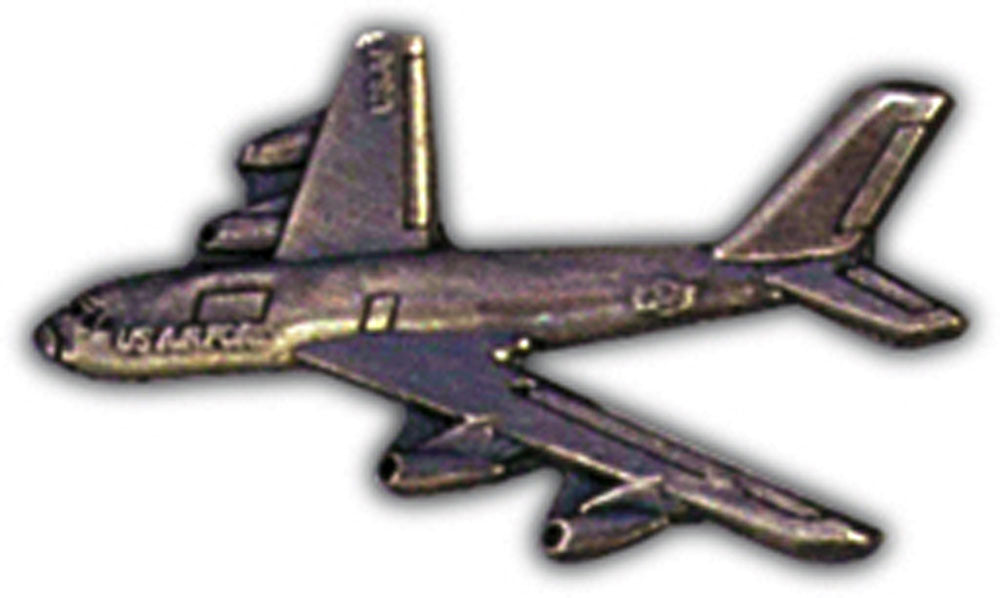 AIRCRAFT & HELICOPTERS, APL KC-135 STRATOTANK Pewter - Artwork, Expertly Designed PIN - 1.50"