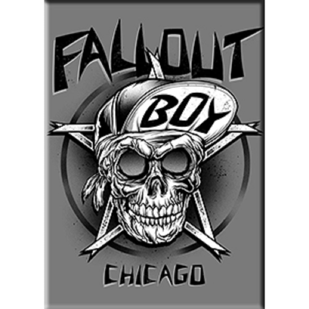 FALL OUT BOY CHICAGO FRIDGE MAGNET - Fall Out Boy Decorative Exclusive Artwork Refrigerator Fridge Magnet - 2.5" x 3.5"