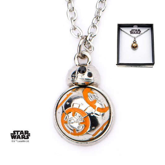 MARVEL - BB-8 SPIN FLAT, Officially Licensed Artwork - Pendant Necklace