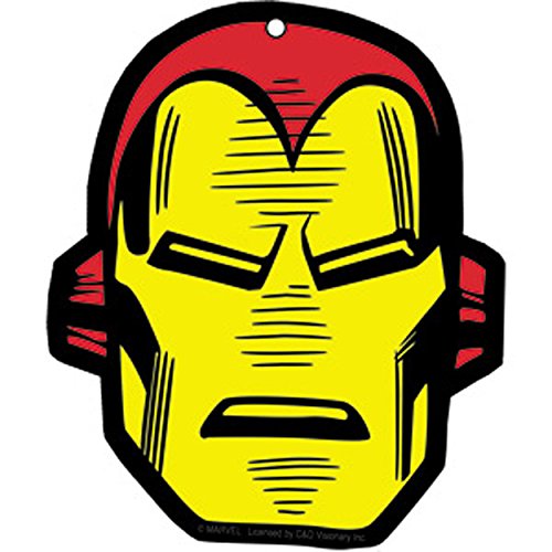 Air Freshener Fathead Marvel Comics Retro Iron Man Head