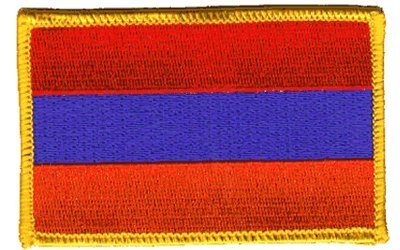 Armenia iron-on embroidered patch