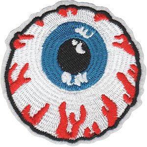 Tattoo Art Eyeball, Officially Licensed, Iron-On / Sew-On, Embroidered PATCH - 2.75" x 2.75"