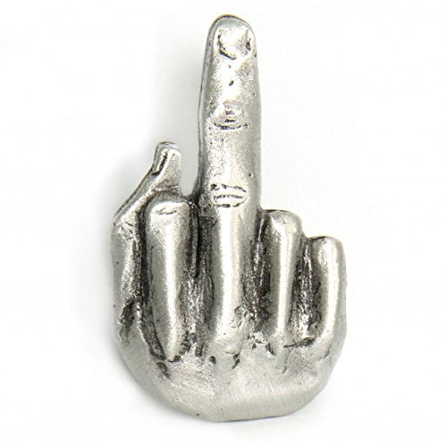 MIDDLE FINGER, Unique Piece Biker Style, Lead Free PIN