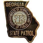 UNITED STATES GEORGIA STATE PATROL PIN, Georgia State Of Public Safety Patriotic Artwork, Expertly Designed PIN - 1"