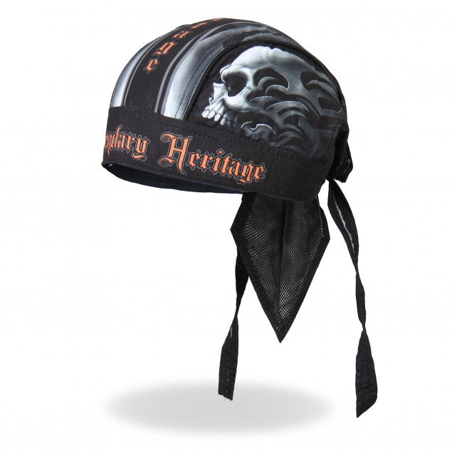 SKULL FACE, "Legendary Heritage" - High Quality Bikers HEADWRAP