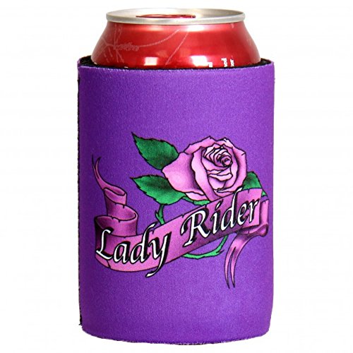 Officially Licnesed, Drink Can Wrap Sleeve (Lady Rider Purple)