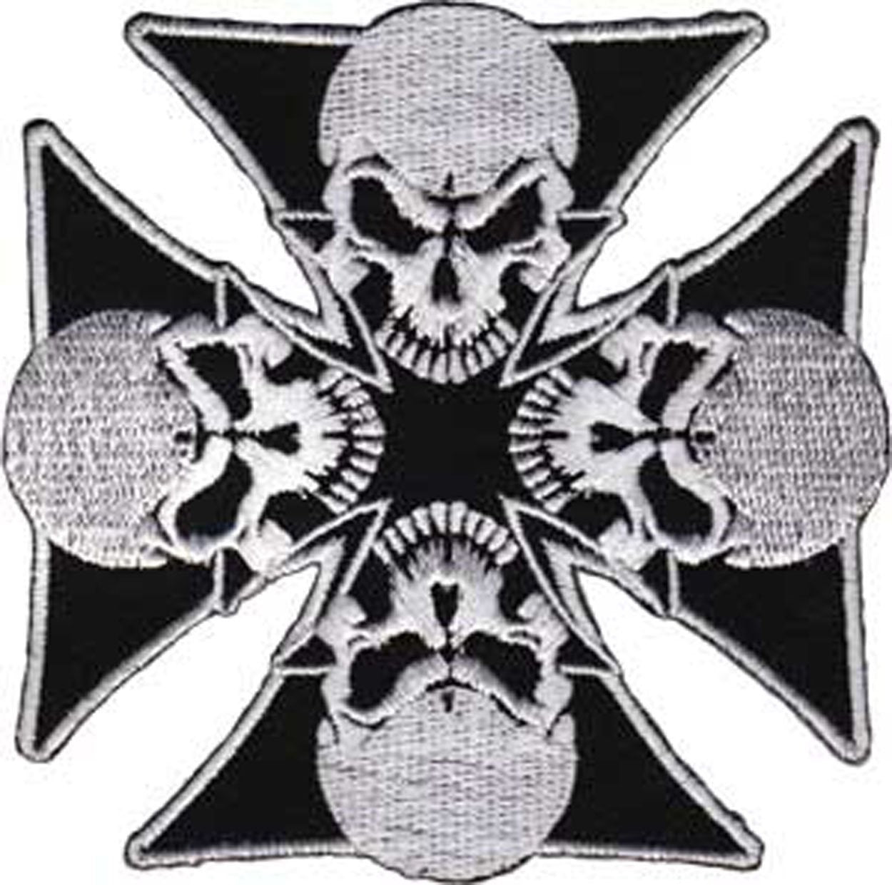 "IRON Iron Cross PATCH Iron-On / Sew-On Officially Licensed Pop Culture / Iron Crosses Artwork, 3.3"" x 3.3"" Embroidered Patch"