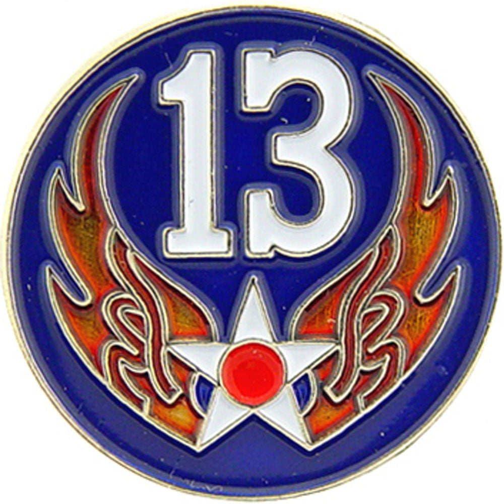 UNITED STATES AIR FORCE 013TH - Original Artwork, Expertly Designed PIN - 1"