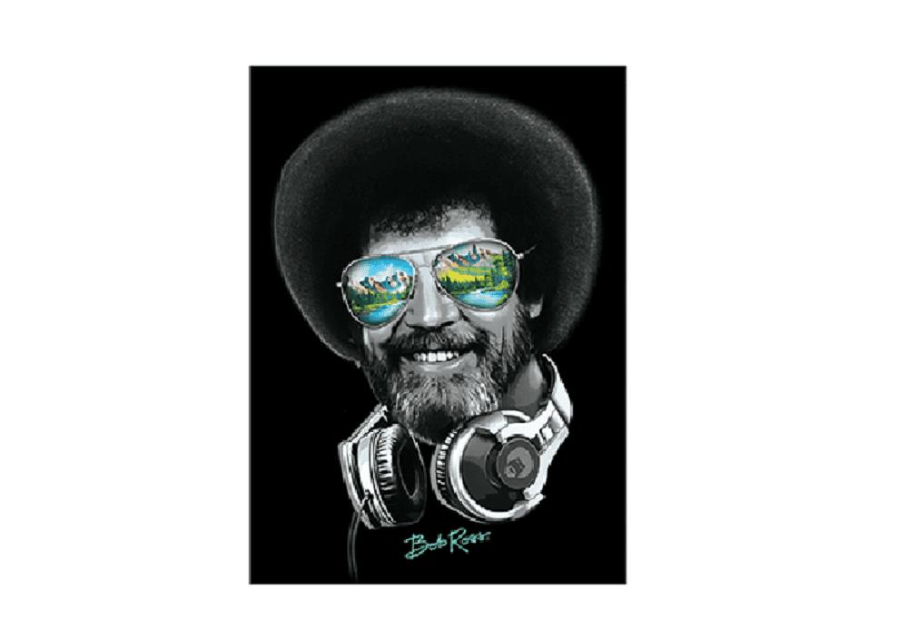 DJ BOB ROSS MAGNET - Officially Licensed DJ BOB ROSS Artwork Decorative Refrigerator Fridge Magnet - 2.5" x 3.5"