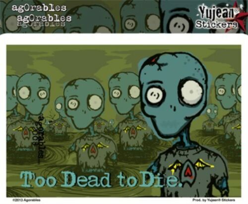 Agorables - Too Dead To Die Zombies - Sticker / Decal
