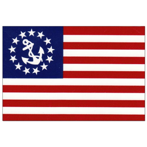 U.S. Yacht Ensign Flag Decal