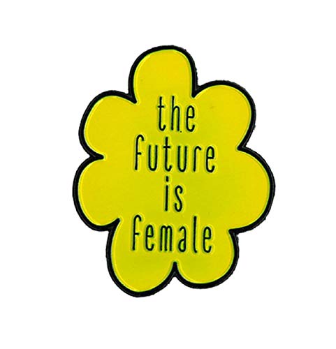 The Future Is Female - Enamel PIN, Licensed Original Artwork by Matt Stewart, 1.25"