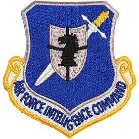 USAF, Air Force Intelligence Command - Embroidered Patches, Iron On Patch - 3"