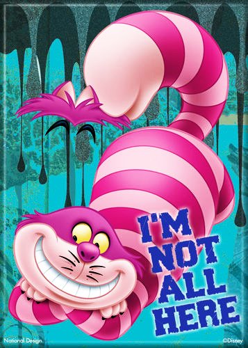I'm Not All Here, Cheshire Cat Refrigerator Magnet