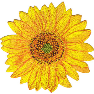 Application Daisy Patch, Yellow