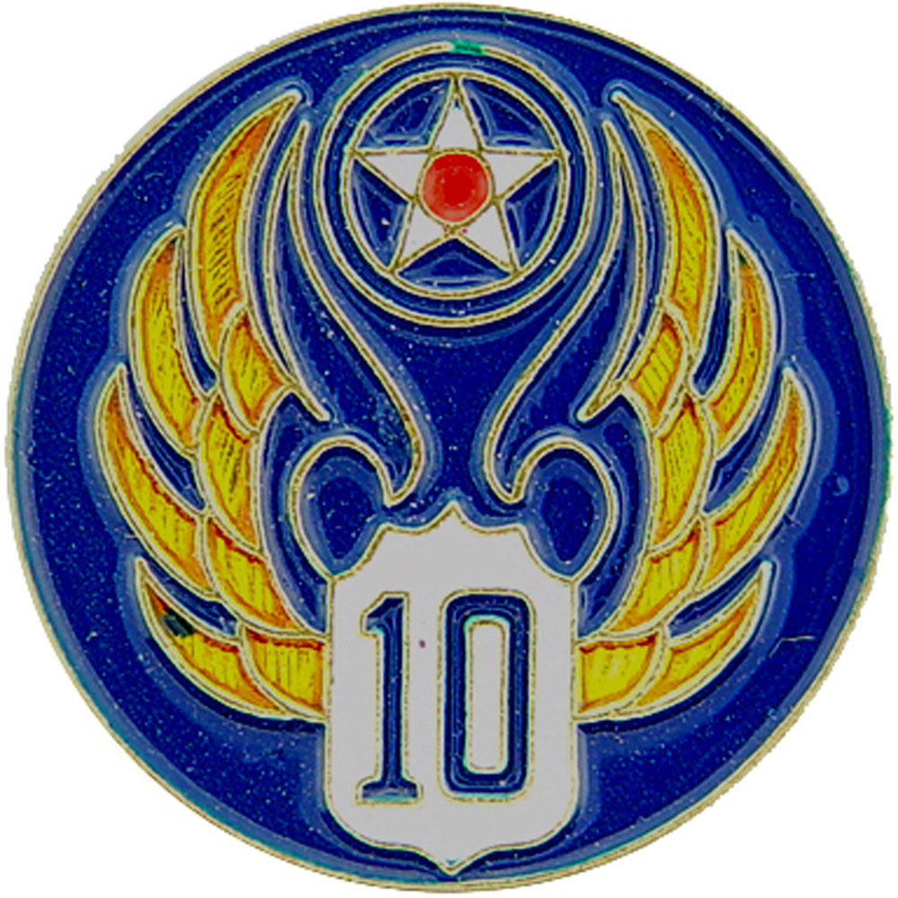 UNITED STATES AIR FORCE 010TH - Original Artwork, Expertly Designed PIN - 1"