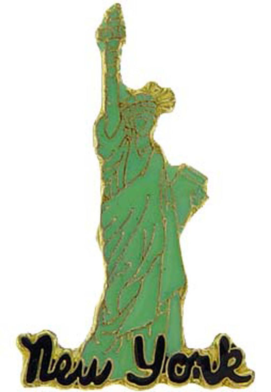 USA STATES, STATUE OF LIBERTY NEW YORK - Original Artwork, Expertly Designed PIN - 1"