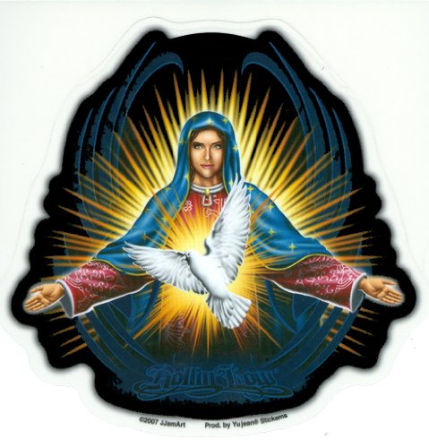 Rollin Low - Blessed Virgin and Dove - Sticker / Decal