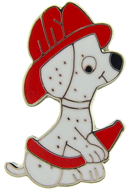 FIRE & EMS, DOG HOSE - Original Artwork, Expertly Designed PIN - 1"