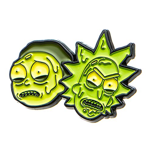 Cartoon Network Rick and Morty: Rick and Morty Toxic Look Enamel Pin