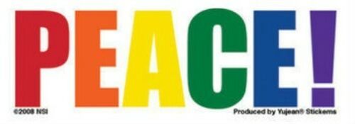 NSI - Peace Rainbow Sign - Mini Sticker / Decal