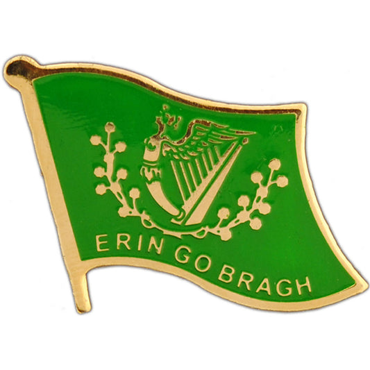 INTERNATIONAL FLAG "IRISH" PIN - Officially Licensed Patriotic Irish Flag Logo Orignal Artwork Expertly Designed PIN, 1"
