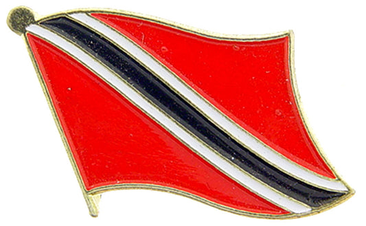 INTERNATIONAL, TRINIDAD Flag - Original Artwork, Expertly Designed PIN - 1"