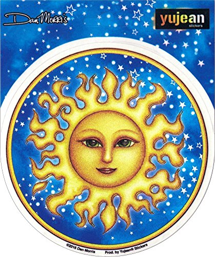 Starry Sun - Dan Morris, Sun Protected Waterproof Vinyl Sticker DECAL for Car Bumper Skateboard Laptop Luggage - 4.5"