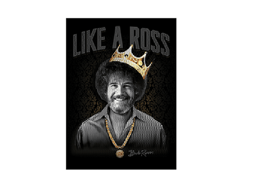 LIKE A ROSS BOB ROSS MAGNET - Officially Licensed Like A Ross Bob Ross Decorative Refrigerator Fridge Magnet - 2.5"x3.5"