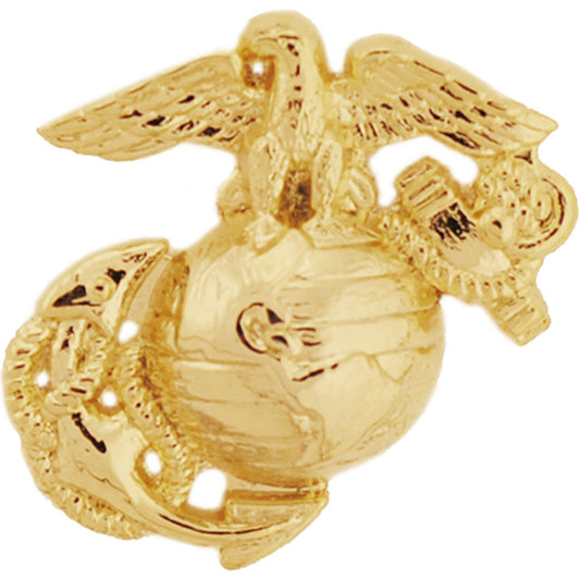 U.S. MARINES, USMC EMBLEM B7 LEFT COLLAR - Original Artwork, Expertly Designed PIN Gold - 0.875"