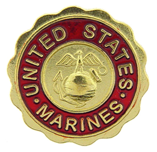 U.S. MARINES, USMC LOGO MARINES - Original Artwork, Expertly Designed PIN - 0.75"