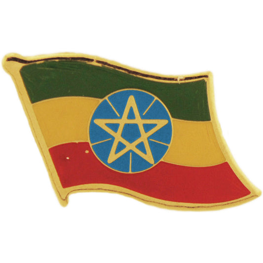 INTERNATIONAL, ETHIOPIA Flag - Original Artwork, Expertly Designed PIN - 1"