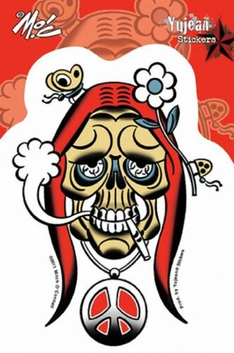 Mitch O'Connell - Stoned Skull - Sticker / Decal