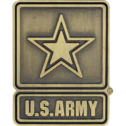 U.S. ARMY, ARMY LOGO - Original Artwork, Expertly Designed PIN Gold - 1"