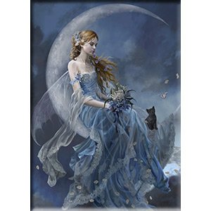 Thomas Nene Wind Moon, Officially Licensed Original Artwork, MAGNET - 2.5" x 3.5"