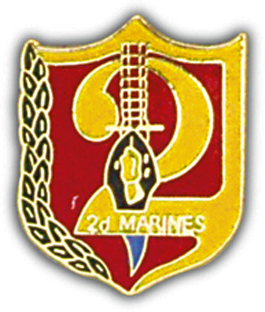 U.S. MARINES, Marines 2nd Regiment - Original Artwork, Expertly Designed PIN - 1"