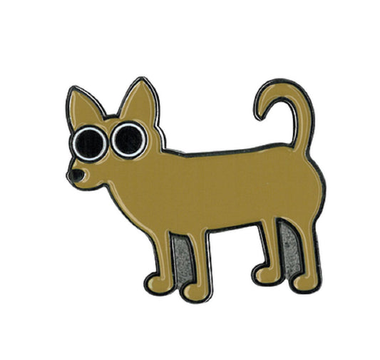 Chihuahua Enamel Pin - Novelty Funny Chi Hooa Hooa Dog - Cute Enamel Lapel PIN - 1" x 1.5"