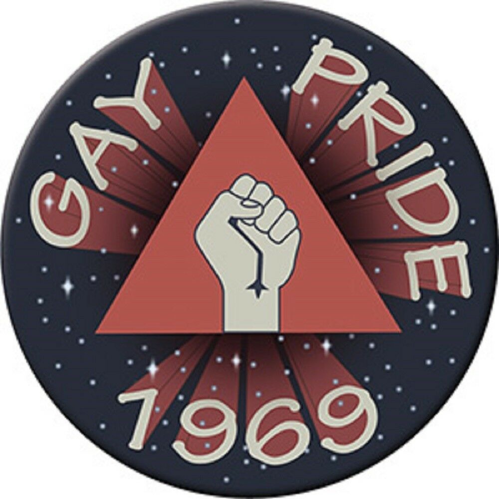 GAY PRIDE 1969 - LGBTQ Licensed Exclusive, Original Artwork Fridge MAGNET, 3" x 3"