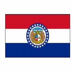 Missouri Flag Decal (3-1/2 in. x 5 in.)