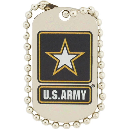 U.S. ARMY, ARMY LOGO "DOG TAG" - Original Artwork, Expertly Designed PIN - 1.25"