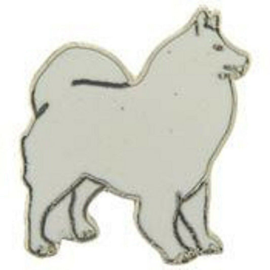 DOG SAMOYED - Officially Licensed Original Artwork, Expertly Designed Pin - 1"