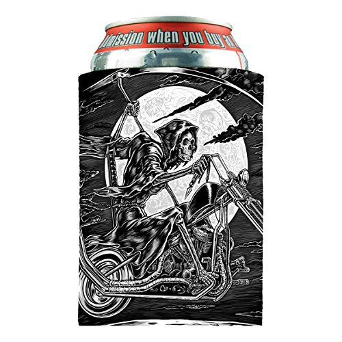 Officially Licnesed, Drink Can Wrap Sleeve (Scroll, Biker For Life)