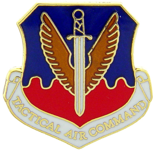 UNITED STATES AIR FORCE TACTICAL AIR COMMAND PIN - USA American Patriotic Original Artwork, Expertly Designed PIN, 0.75"