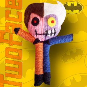 Licenses Products DC Comics Originals Two-Face String Doll Keychain