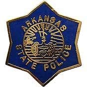 UNITED STATES ARKANSAS STATE POLICE PIN, USA America Patriotic Original Artwork, Expertly Designed PIN, 1"